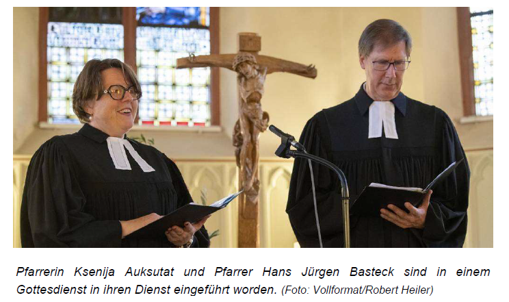 Ried-Echo vom 1.10.2019: „Neues Pfarrerpaar in Stockstadt“